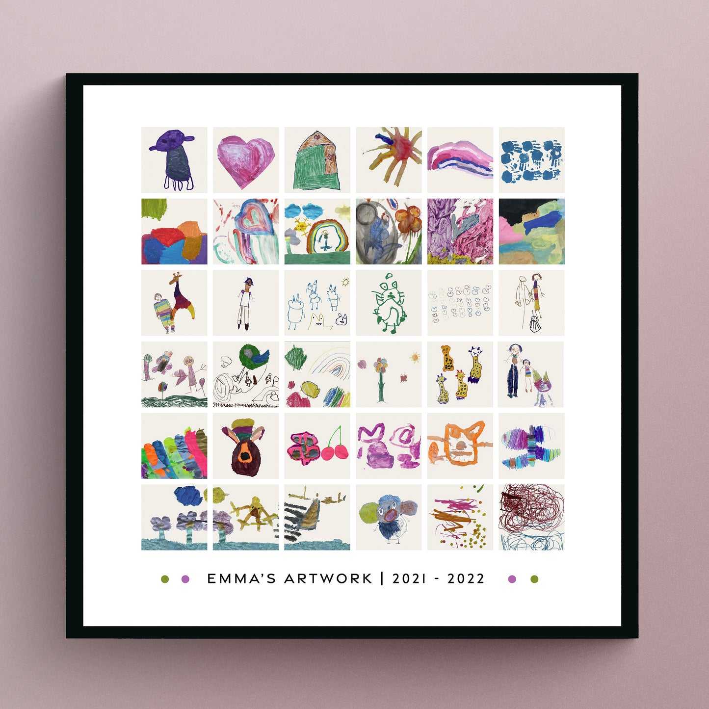 Framed Art Collage
